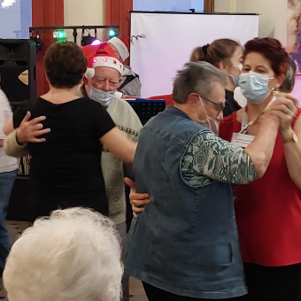 Fête de noël au son de l'accordéon