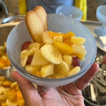 1er juin : salade de fruits maison 