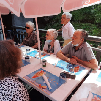 17 août : sortie restaurant à la Cascade du Rouget