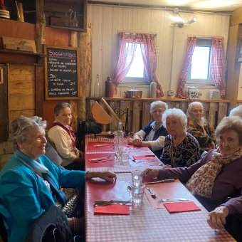 22 février ; raclette à l'âne rouge